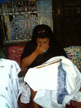 Fès - Artisanat de la broderie